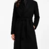 Princess Leonor 2026 Black Wool Coat Womens