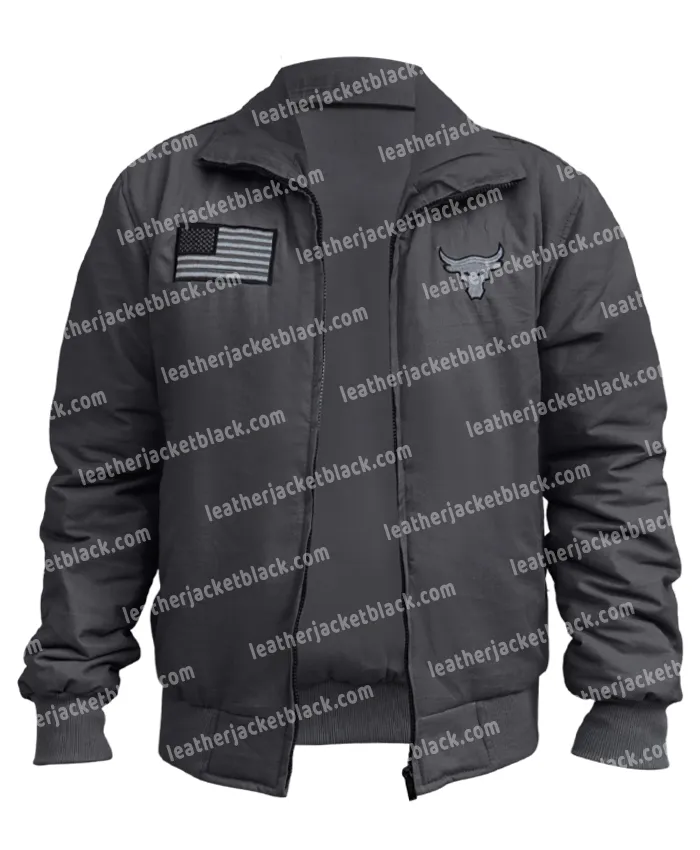 Alternative view of Project Rock x Freedom Dwayne Johnson Bomber Jacket