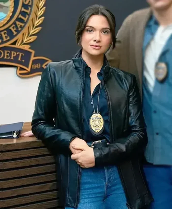 Providence Falls S01 Katie Stevens Black Leather Jacket