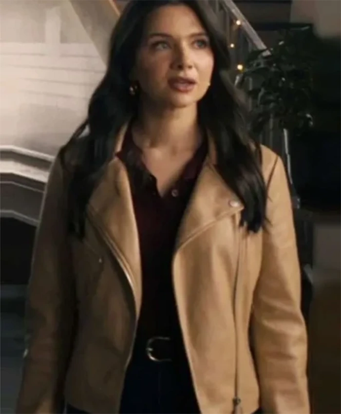 Providence Falls S01 Katie Stevens Brown Leather Jacket