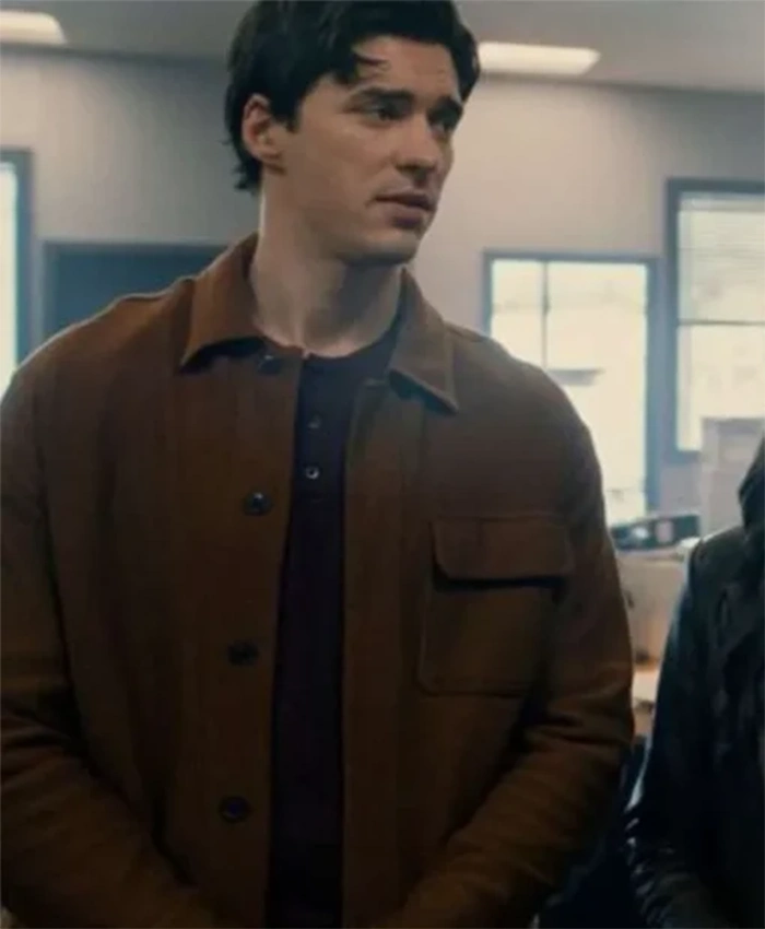 Providence Falls S01 Lachlan Quarmby Brown Wool Jacket