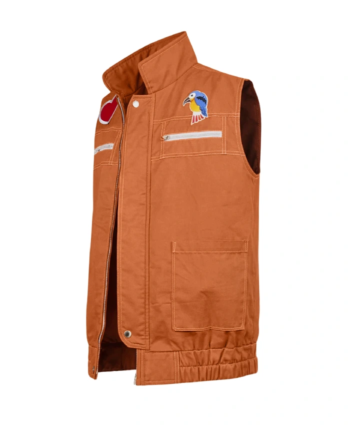 Punky Brewster Vest In Brown Color