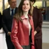 Queen Letizia Awards Ceremony Leather Jacket