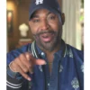 Queer Eye S10 Karamo Brow Blue Printed Bomber Jacket