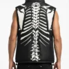 RARE Vilanto Skeleton Leather Vest Men