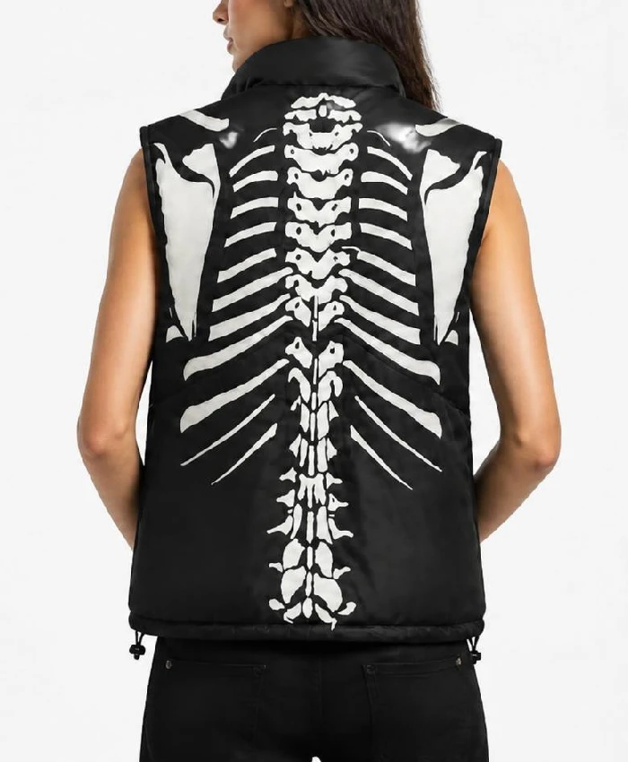 RARE Vilanto Skeleton Leather Vest Women