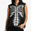 RARE Vilanto Skeleton Leather Vest Womens