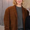 Rabbit Trap 2025 Rosy McEwen Brown Oversized Coat