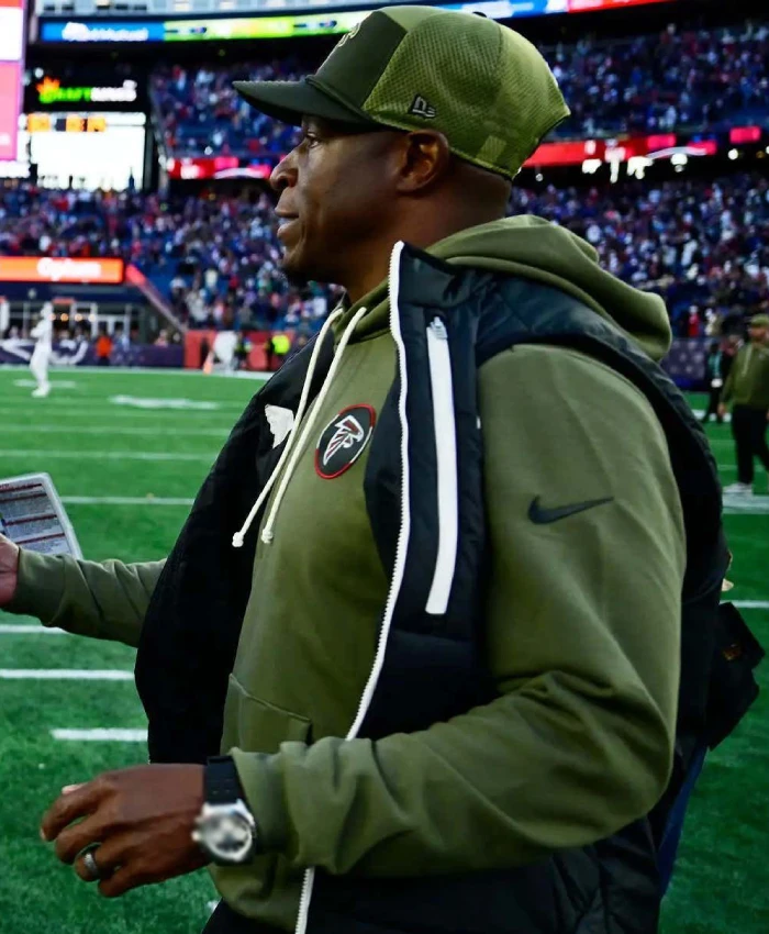 Raheem Morris Atlanta Falcons 2025 Salute To Service Hoodie