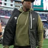 Raheem Morris Atlanta Falcons 2025 Salute To Service Olive Hoodie