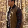 Ramon Rodriguez TV Series Will Trent S03 Brown Vest