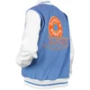 Randys Donuts Varsity Jacket In Blue And White