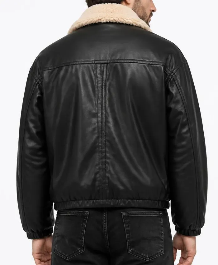 Ransom Canyon S02 Heidi Grace Engerman Black Leather Jacket Men