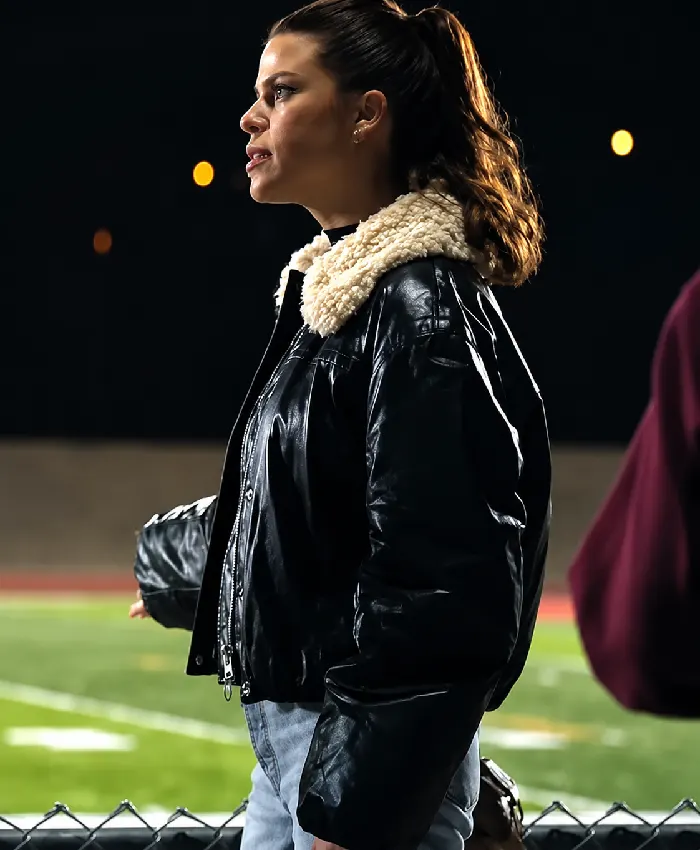 Ransom Canyon S02 Heidi Grace Engerman Black Leather Jacket