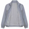 Rapper Drake New York City Prada Mohair Grey Wool Track Jacket Sale