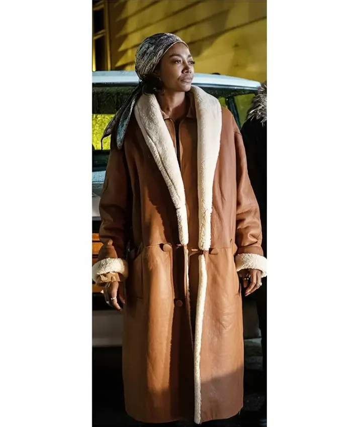 Raquel Thomas Power Book III Shearling Leather Coat