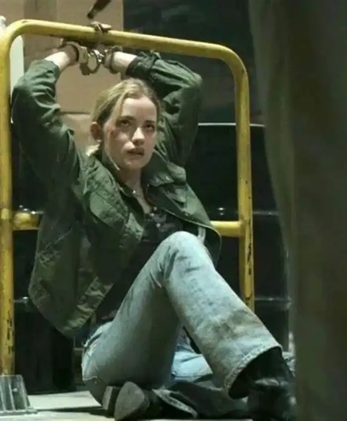 Reacher S01 Willa Fitzgerald Green Jacket