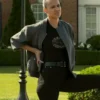 Reacher S03 Maria Sten Grey Bomber Jacket