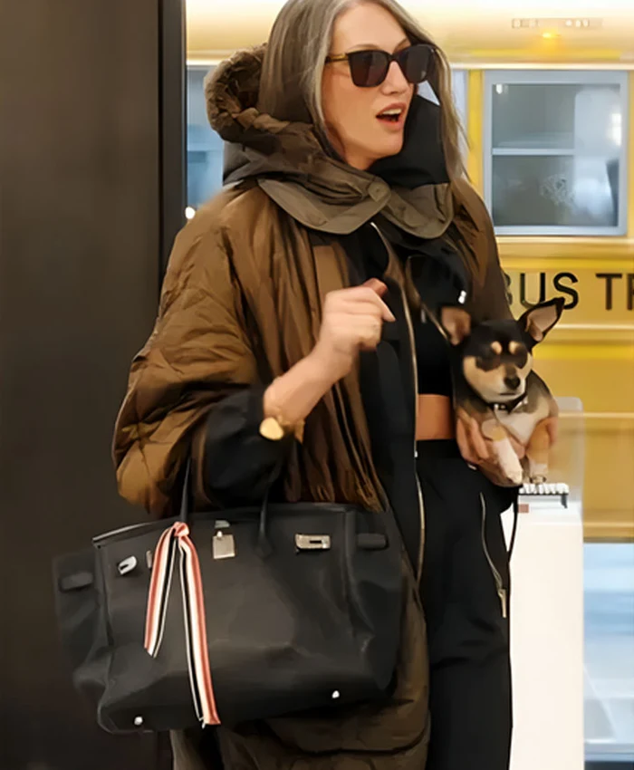 Real Housewives Of New York City S15 Jenna Lyons Two Tone Quilted Jacket