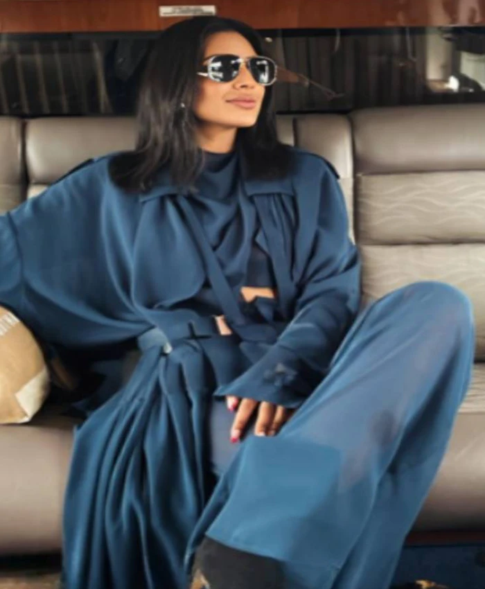 Real Housewives Of New York City S15 Jessel Taank Blue Coat