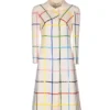 Real Housewives Of New York City Season 15 Erin Dana Lichy Rainbow Striped Trench Coat For Unisex