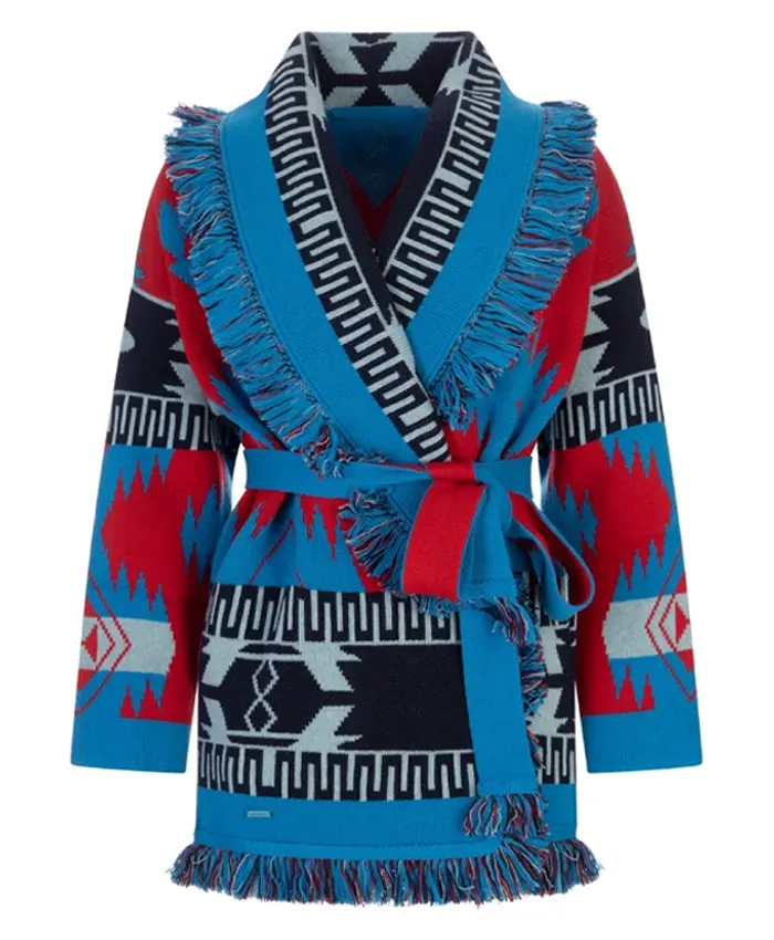 Alternative view of Real Housewives of SLC Bronwyn Jacquard Belted Cardigan