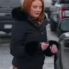 Real Housewives Of Salt Lake City S06 Whitney Rose Black Fur Trim Jacket