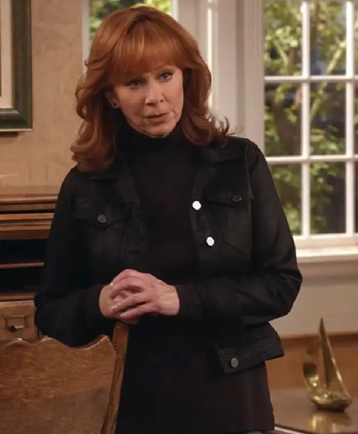 Reba McEntire Happys Place S02 Black Jacket - Image 2
