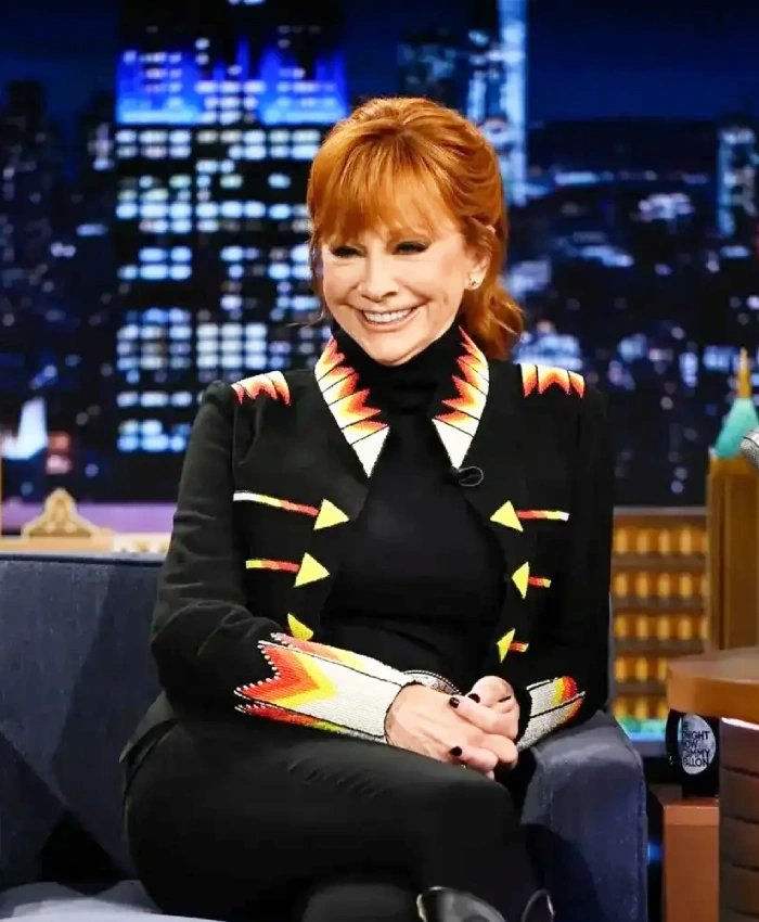 Reba McEntire The Tonight Show Starring Jimmy Fallon S13 Jacket - Image 3