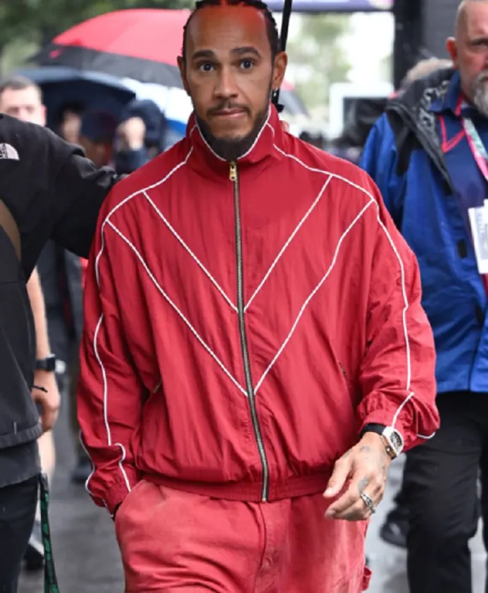 Alternative view of Lewis Hamilton Red Tracksuit
