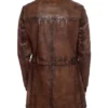 Red Notice Dwayne Johnson Leather Coat