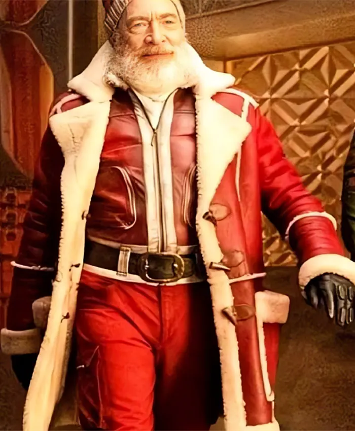 Red One J.K. Simmons Santa Claus Red Coat