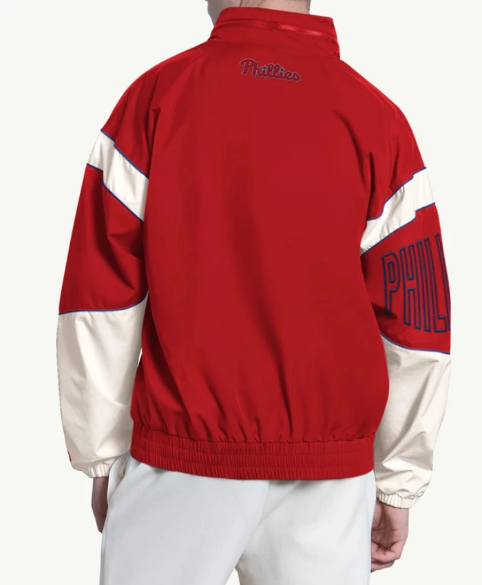 Red Philadelphia Phillies The Gust Full Zip Jacket For Men And Women