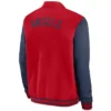 RedNavy Los Angeles Angels Collection Dugout Full Zip Bomber Jacket