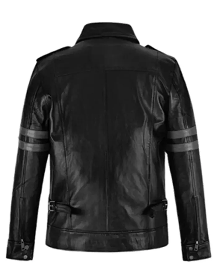 Alternative view of Resident Evil Black Leather Jacket