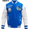 Retro Classic Golden State Warriors Rib Wool Varsity Jacket 1