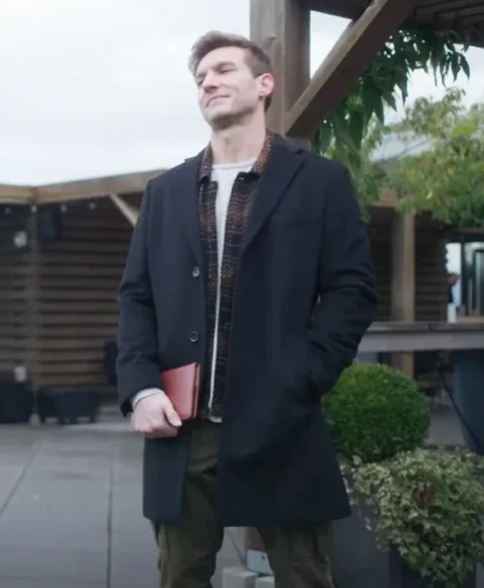 Return To Office Scott Michael Foster Black Coat