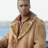 Ricky Pose Season 03 Dyllon Burnside Brown Leather Shearling Jacket