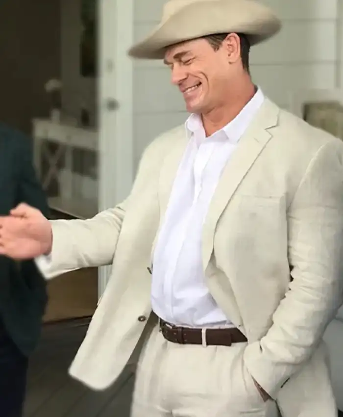 Ricky Stanicky 2024 John Cena White Blazer