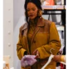 Rihanna Mustard Miu Miu Jacket