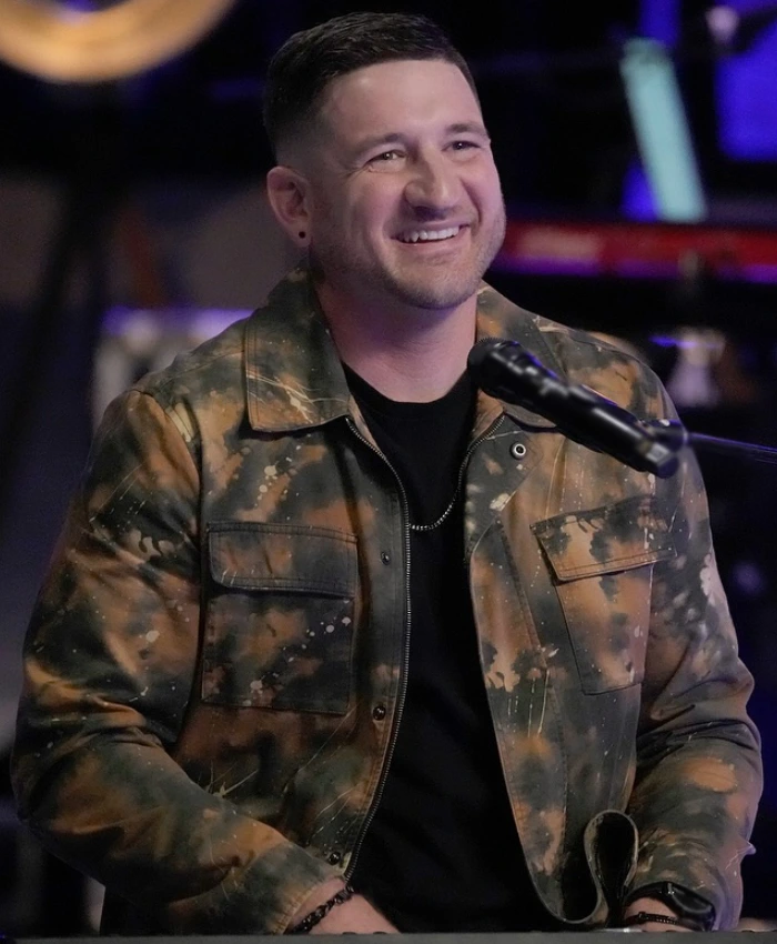 Rob Cole The Voice S28 Camo Field Jacket - Image 2