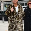 Robbie Williams Leopard Print Coat