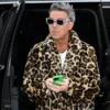 Robbie Williams Leopard Printed Coat