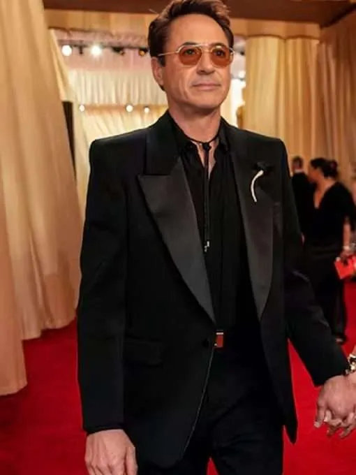 Robert Downey Jr Oscar Black Blazer