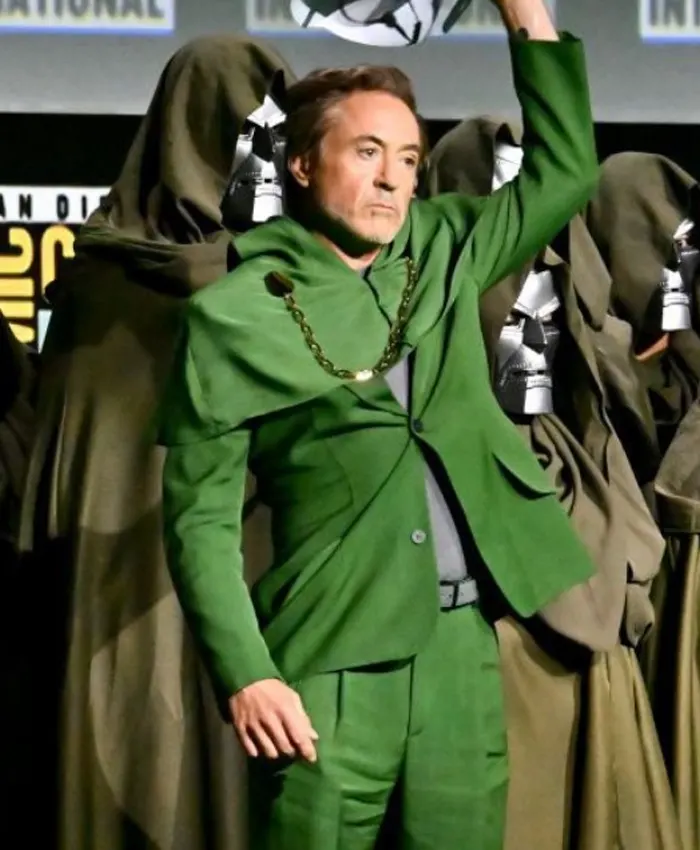 Robert Downey Jr. Doctor Doom Green Suit - Image 2