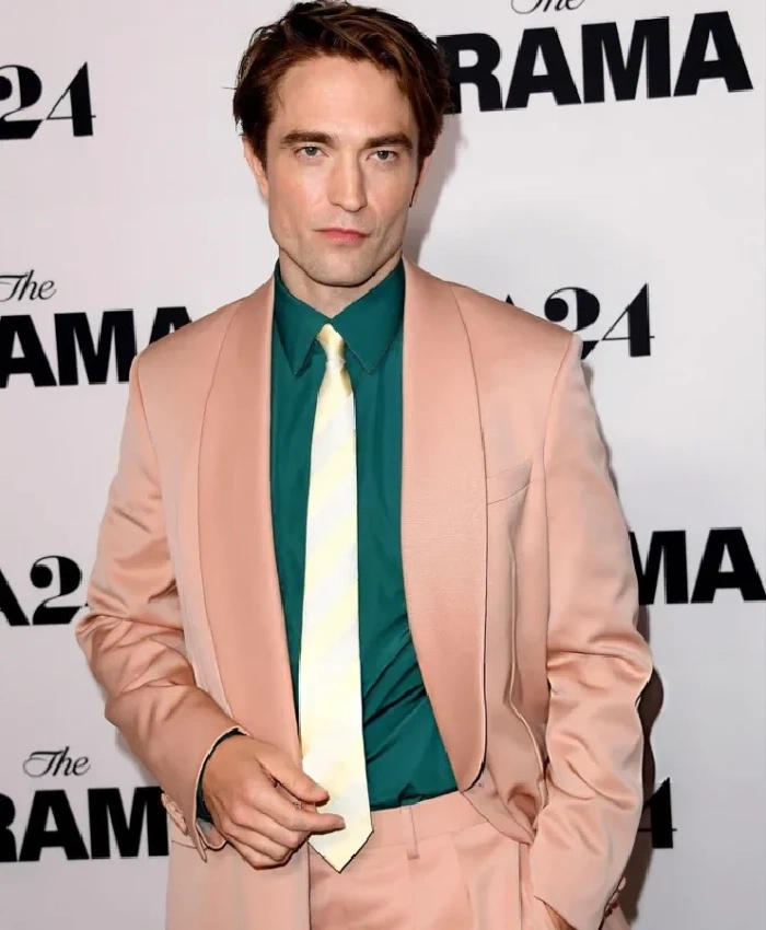 Robert Pattinson Red Carpet Pink Suit - Image 3