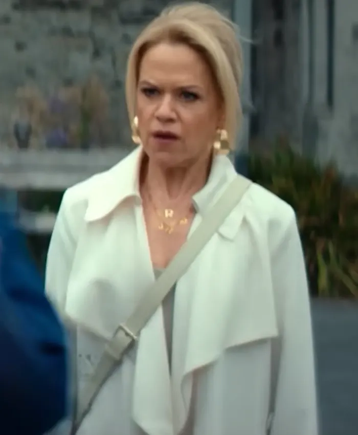 Robyn How To Get To Heaven From Belfast Tv Series Sinead Keenan White Wool Coat