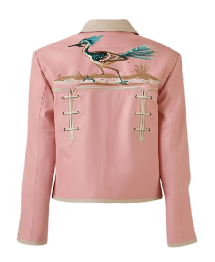 Rodeo Chaparral Pink Leather Jacket - Image 2