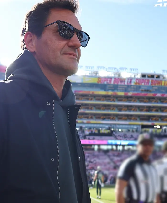 Roger Federer Super Bowl Jacket