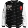 Rolling Stones Black And White Varsity Jacket